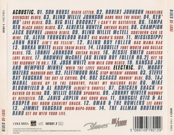 Various - Blues De-Luxe (2xCD, Comp) - Image 2