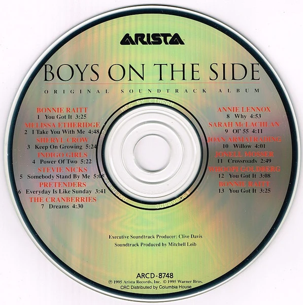 Various - Boys On The Side (Original Soundtrack Album) (CD, Comp, Club) - Image 3