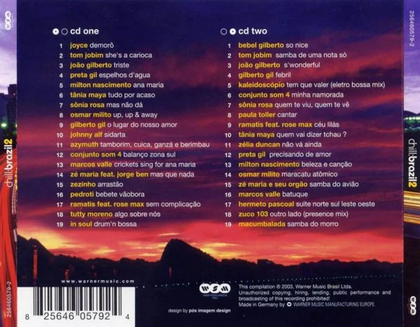 Various - Chill:Brazil 2 (2xCD, Comp, Mixed) - Image 3