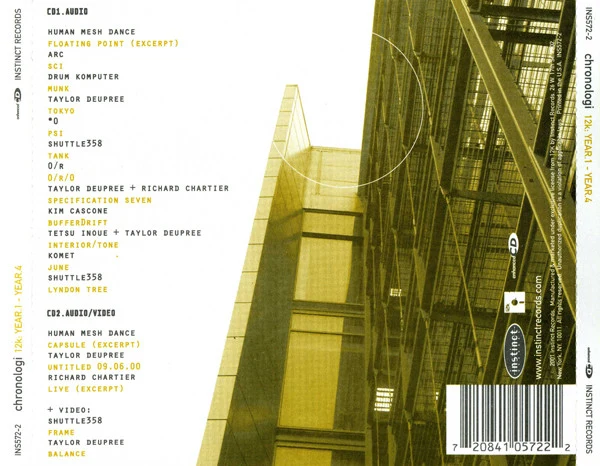 Various - Chronologi 12k: Year 1-Year 4 (CD, Comp + CD, Comp, Enh) - Image 2