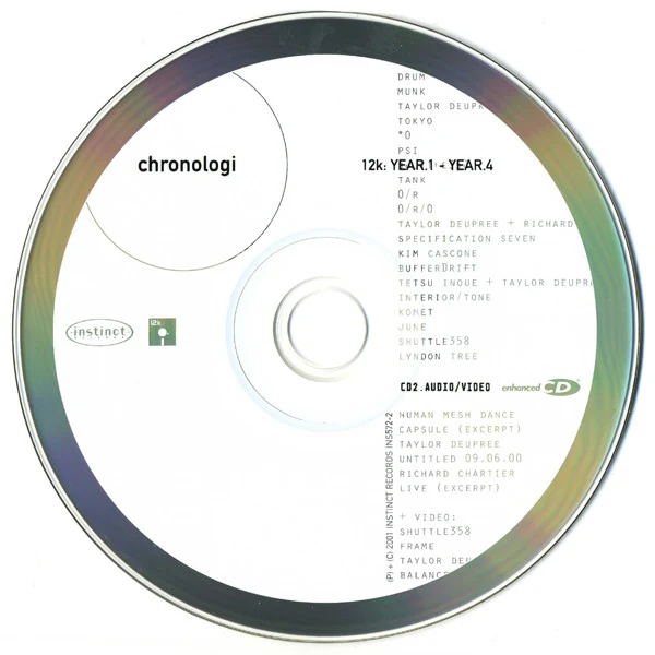 Various - Chronologi 12k: Year 1-Year 4 (CD, Comp + CD, Comp, Enh) - Image 4
