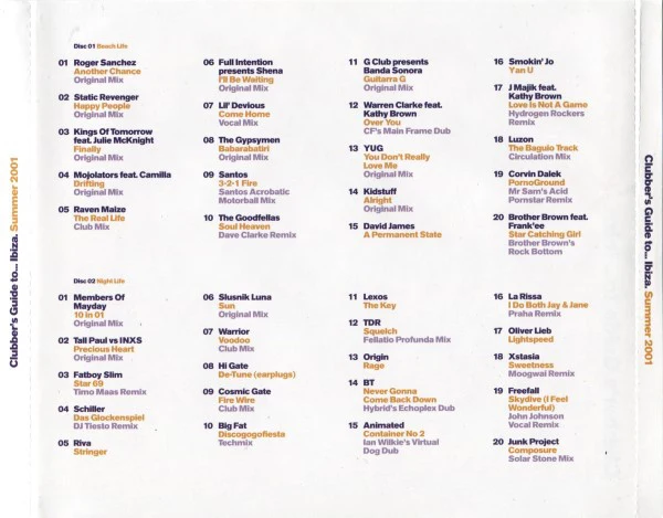 Various - Clubber's Guide To... Ibiza - Summer 2001 (2xCD, Mixed, Car) - Image 5