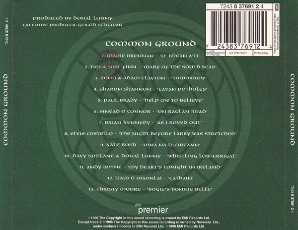 Various - Common Ground (CD, Album, Comp) - Image 3