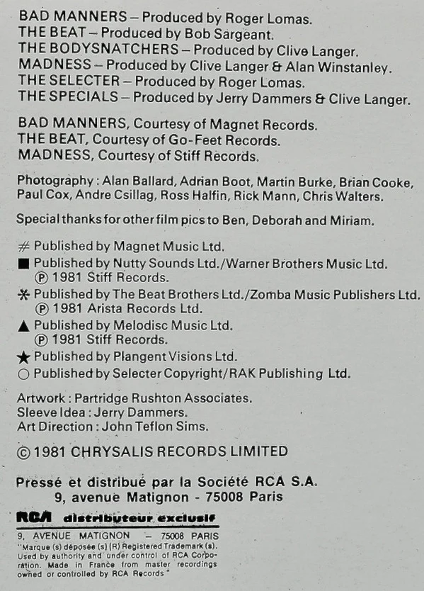 Various - Dance Craze (LP, Comp) - Image 3