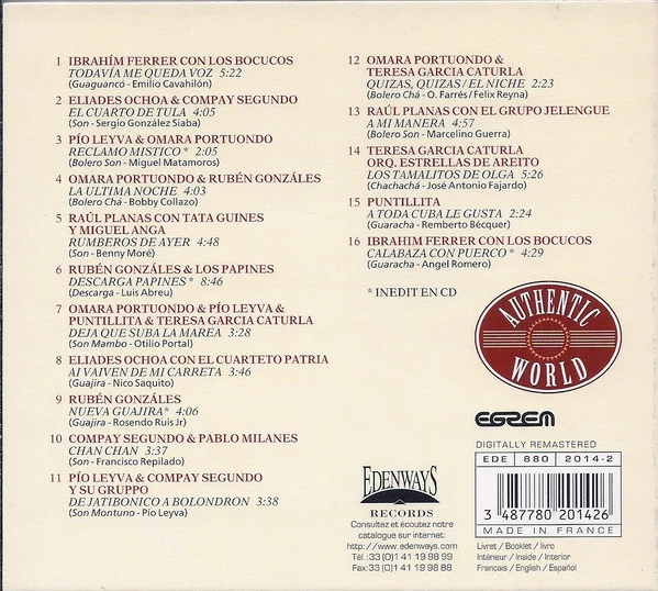 Various - De Cuba Son (CD, Comp, RM, Dig) - Image 2
