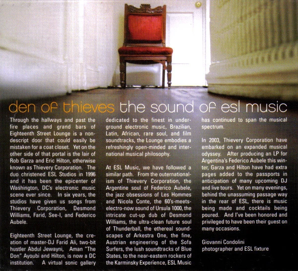 Various - Den Of Thieves - The Sound Of Eighteenth Street Lounge Music (CD, Comp, Dig) - Image 5