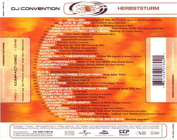 Various - DJ Convention - Herbststurm (2xCD, Comp, Mixed) - Image 2