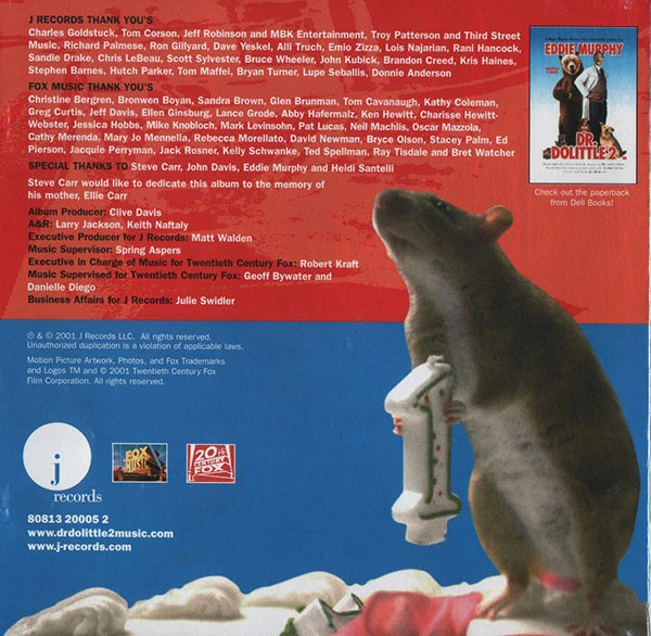 Various - Dr. Dolittle 2 (Original Soundtrack) (CD, Comp) - Image 4