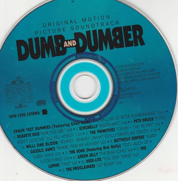 Various - Dumb And Dumber (Original Motion Picture Soundtrack) (CD, Album, Comp, Son) - Image 2