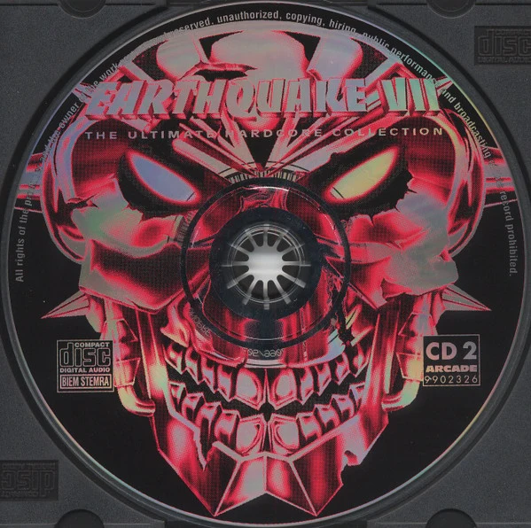 Various - Earthquake VII (The Ultimate Hardcore Collection) (2xCD, Comp) - Image 4
