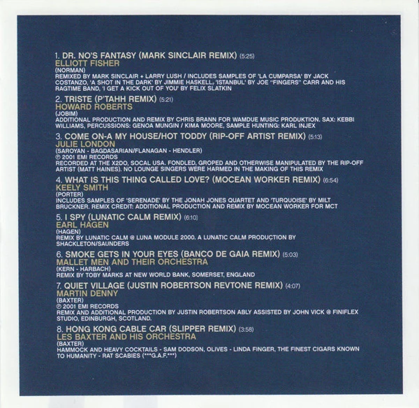 Various - Electro Lounge Volume Two (CD, Comp) - Image 2