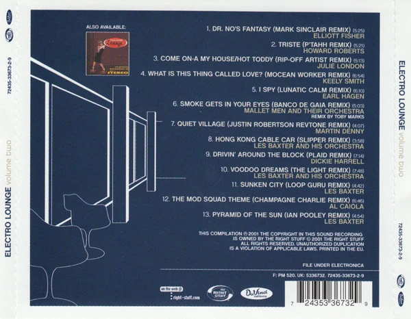Various - Electro Lounge Volume Two (CD, Comp) - Image 4