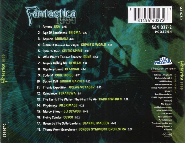Various - Fantastica 1999 (CD, Comp) - Image 4