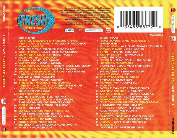 Various - Fresh Hits Volume 1 (2xCD, Comp) - Image 2
