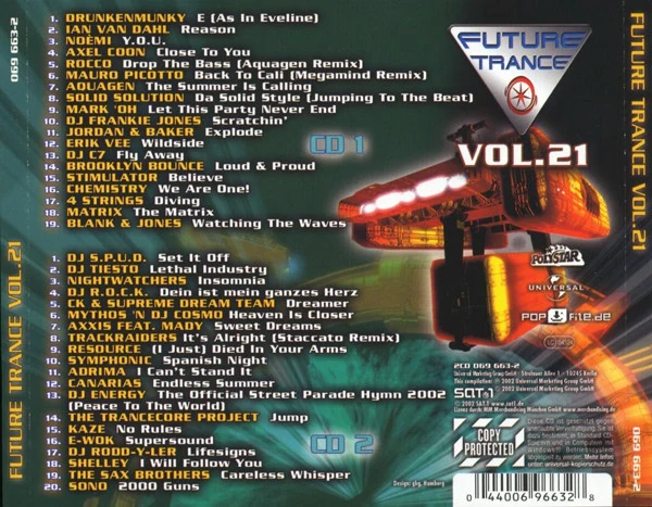 Various - Future Trance Vol.21 (2xCD, Comp, Copy Prot.) - Image 2