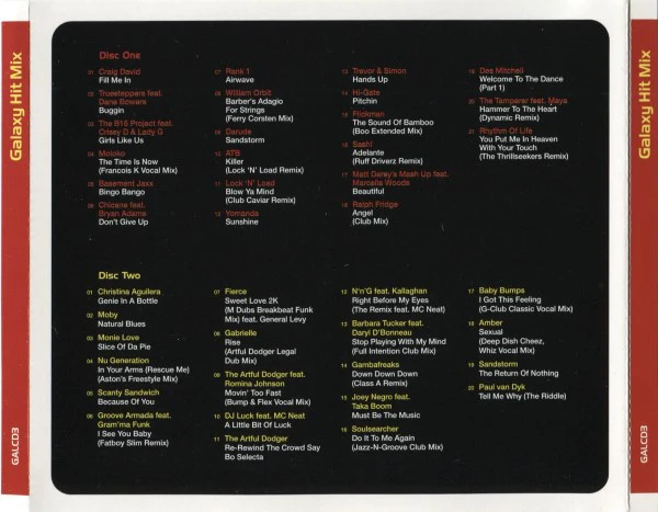 Various - Galaxy Hit Mix (2xCD, Mixed, Car) - Image 4