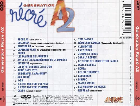 Various - Génération Récré A2 (CD, Comp) - Image 2