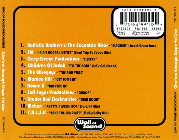 Various - Give 'em Enough Dope Volume One (CD, Comp) - Image 2