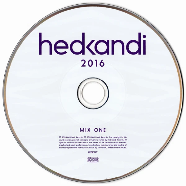 Various - Hed Kandi 2016 (3xCD, Comp, Mixed) - Image 4