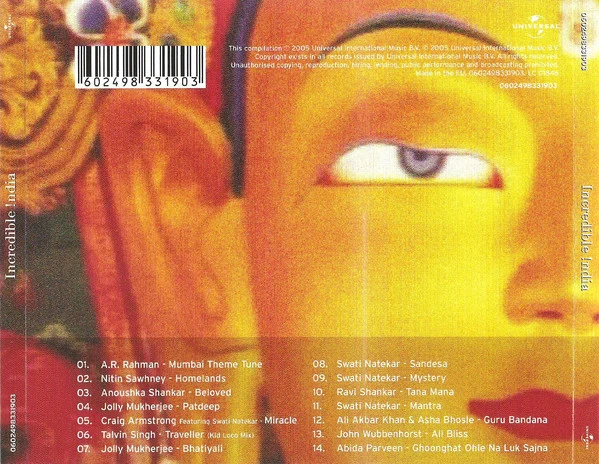 Various - Incredible India (CD, Comp) - Image 2