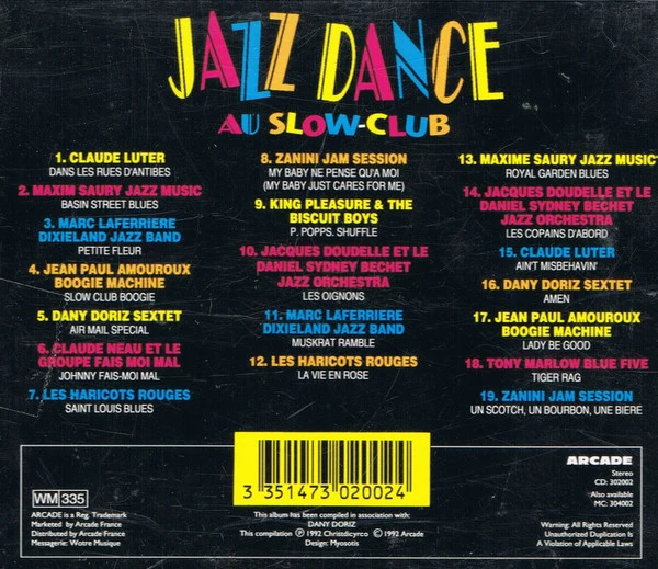 Various - Jazz Dance Au Slow-Club (CD, Comp) - Image 2
