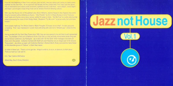 Various - Jazz Not House Vol.1 (CD, Comp) - Image 2