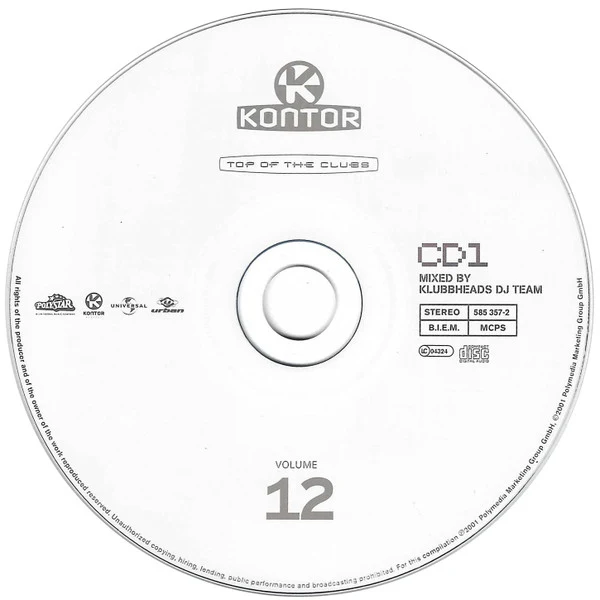 Various - Kontor - Top Of The Clubs Volume 12 (2xCD, Comp, Mixed) - Image 3