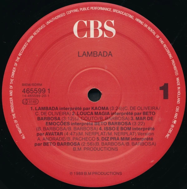 Various - Lambada (2xLP, Comp, Gat) - Image 4