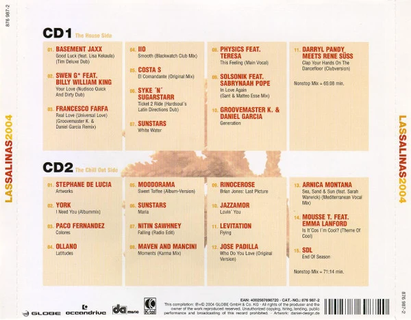 Various - Las Salinas 2004 (2xCD, Comp, Mixed) - Image 2