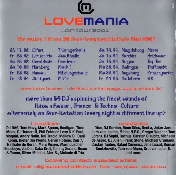 Various - Lovemania (2xCD, Comp, Mixed) - Image 5