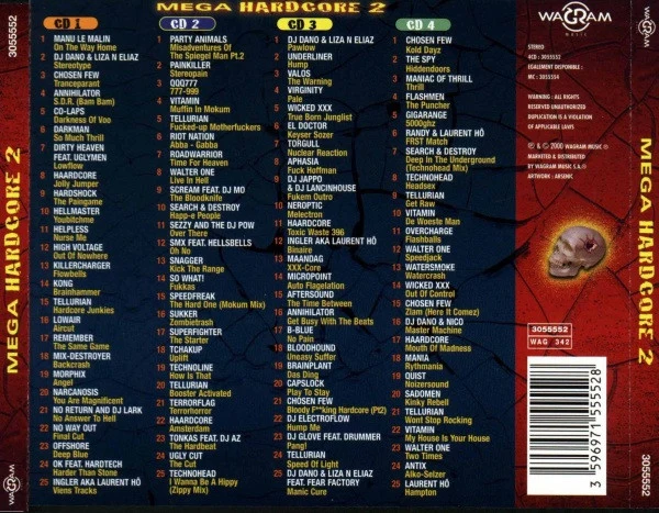 Various - Mega Hardcore 2 (4xCD, Comp) - Image 2