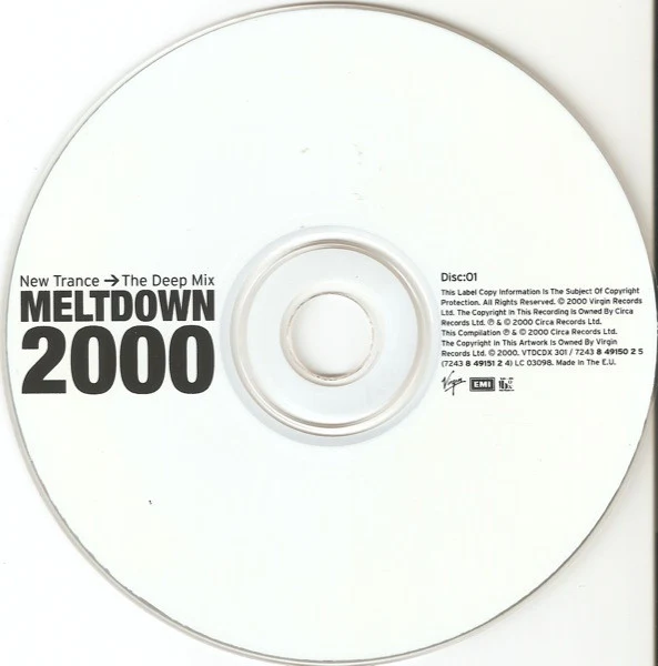 Various - Meltdown 2000: New Trance - The Deep Mix (2xCD, Mixed) - Image 3