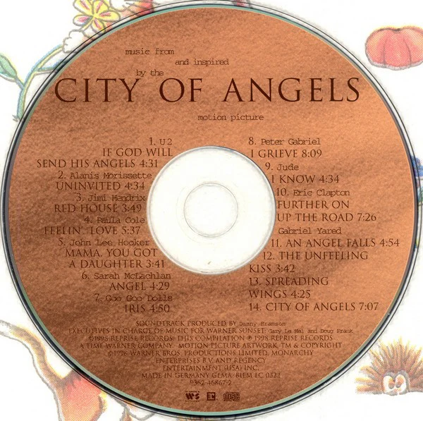 Various - Music From And Inspired By The City Of Angels Motion Picture (HDCD, Comp) - Image 3