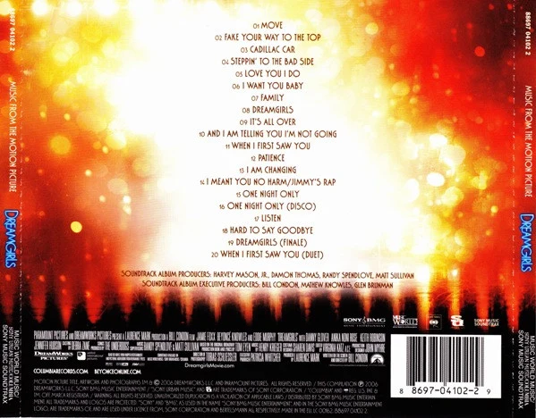 Various - Music From The Motion Picture Dreamgirls (CD, Album, RE, Son) - Image 2