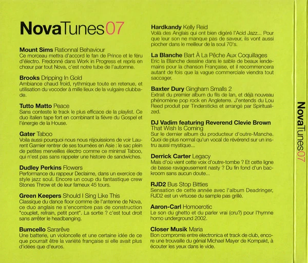 Various - Nova Tunes 07 (CD, Comp) - Image 3