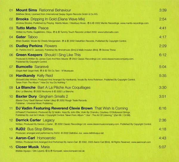 Various - Nova Tunes 07 (CD, Comp) - Image 5