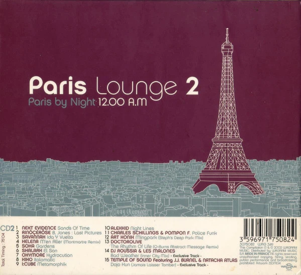 Various - Paris Lounge 2 (2xCD, Comp) - Image 2