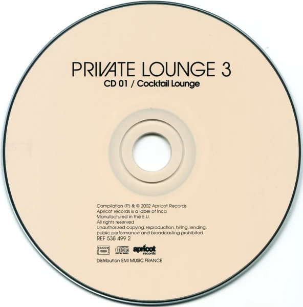 Various - Private Lounge 3 (2xCD, Comp) - Image 3