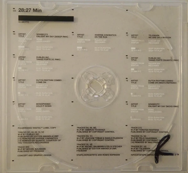 Various - Pulverising! Digital (CD, Mixed) - Image 4