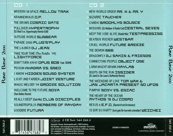 Various - RaveBase 2000 (2xCD, Comp) - Image 2