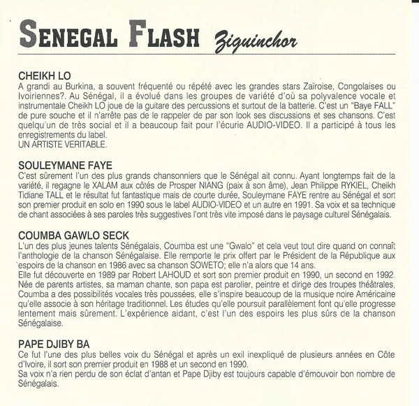 Various - Sénégal Flash - Ziguinchor (CD, Comp) - Image 3