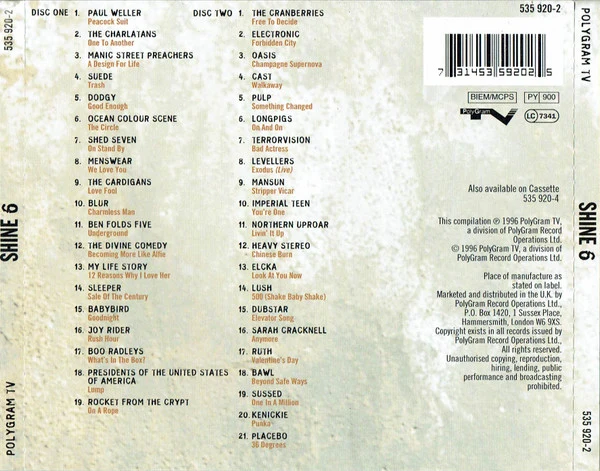 Various - Shine 6 (2xCD, Comp) - Image 2