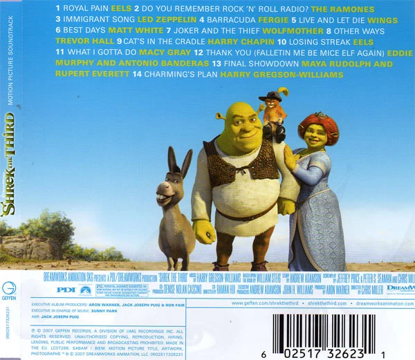 Various - Shrek The Third: Motion Picture Soundtrack (CD, Album, Sup) - Image 3