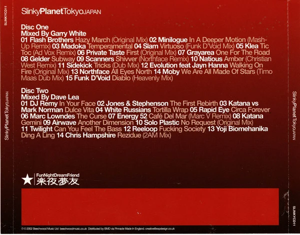 Various - Slinky Planet Tokyo Japan (2xCD, Mixed) - Image 2