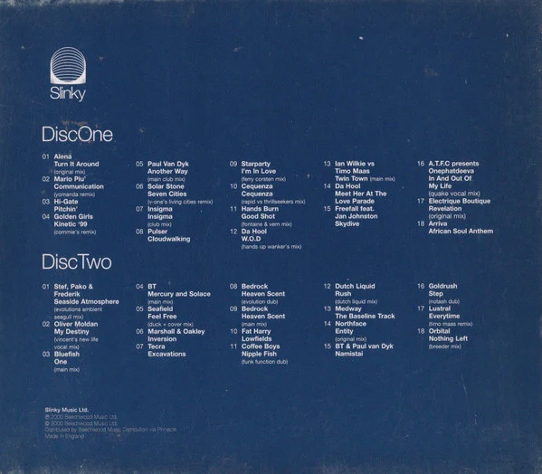 Various - Slinky Tech-nique (2xCD, Comp, Mixed) - Image 2