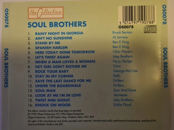 Various - Soul Brothers (CD, Comp) - Image 2
