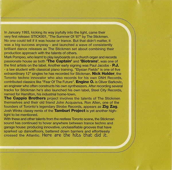 Various - Stickman Musica (CD, Comp) - Image 3