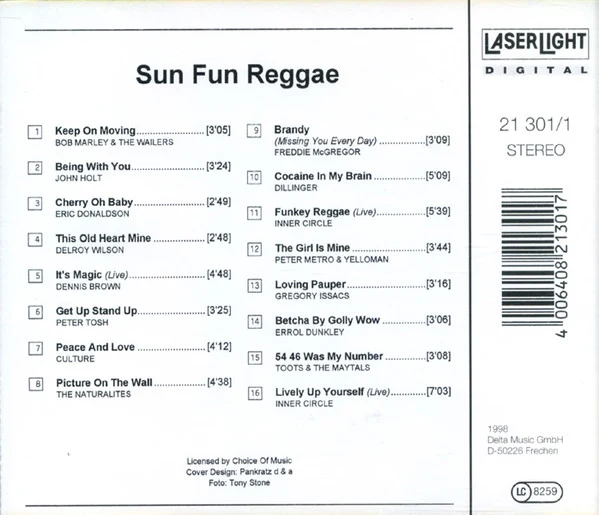 Various - Sun Fun Reggae (CD, Comp) - Image 3