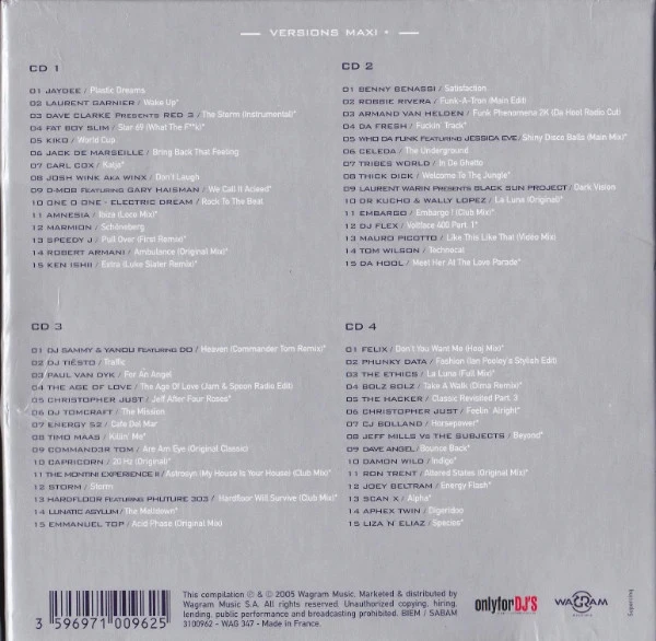 Various - Techno Anthology Chapter 1 (4xCD, Comp) - Image 2