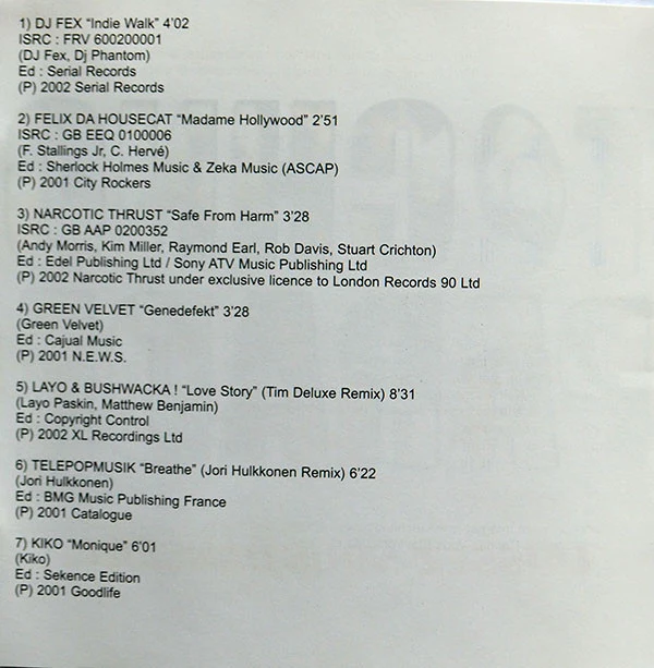 Various - Techno Parade 2002: Laissez-Nous Danser! (CD, Comp) - Image 2
